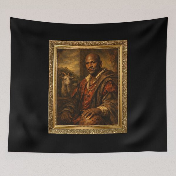 Item preview, Michael Jordan Goat Painting  designed and sold by voxvizion.