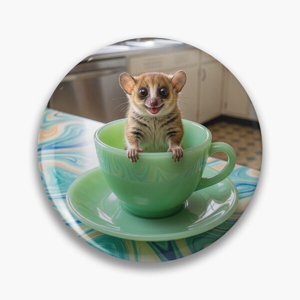 Item preview, Madame Berthe's Mouse Lemur in Tea Cup designed and sold by Tridentulus.