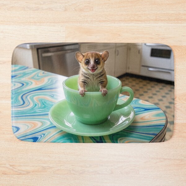 Item preview, Madame Berthe's Mouse Lemur in Tea Cup designed and sold by Tridentulus.