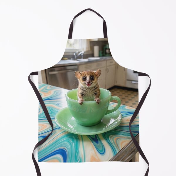 Item preview, Madame Berthe's Mouse Lemur in Tea Cup designed and sold by Tridentulus.