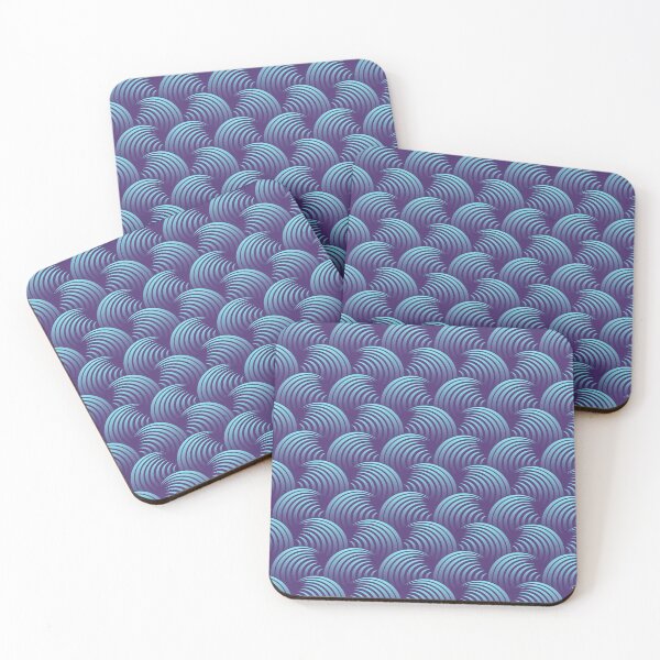 Item preview, Abstract Blue Wave Geometric designed and sold by Sacha's Artistry.