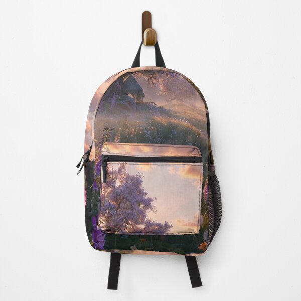 Item preview, Golden Hour Misty Meadow | Dreamy Wildflower Fantasy Landscape designed and sold by Joammiyon.