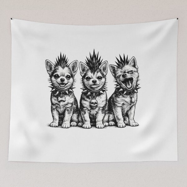 Item preview, Punk Chihuahua – Small Dog Big Attitude designed and sold by ZentifyPrints.