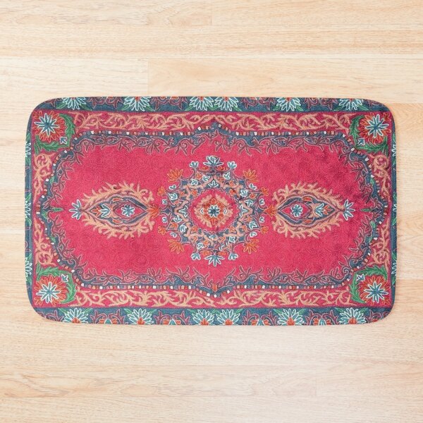 Item preview, Vintage Crimson Arabesque designed and sold by SpaceBazaar.