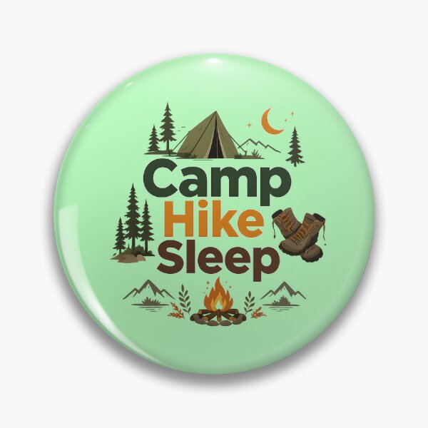 Item preview, Camp, Hike, Sleep designed and sold by jmatix.