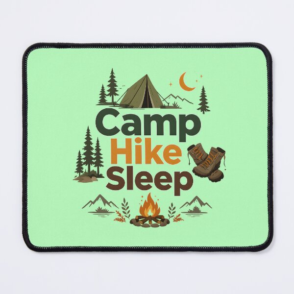 Item preview, Camp, Hike, Sleep designed and sold by jmatix.