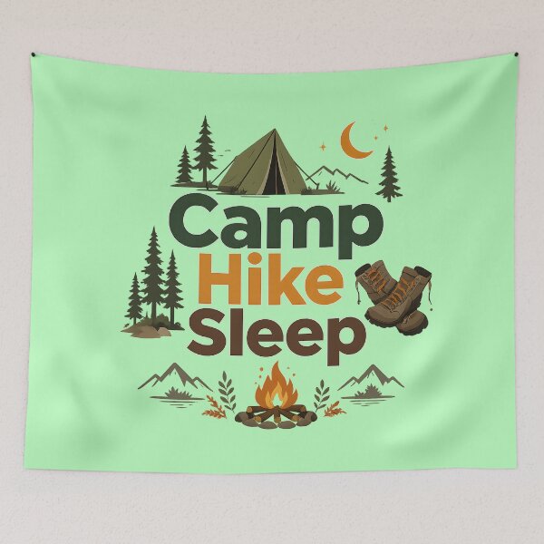 Item preview, Camp, Hike, Sleep designed and sold by jmatix.