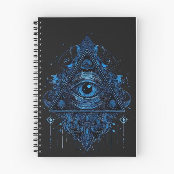 Item preview, Celestial Void Eye: High-Vibration Geometric Totem designed and sold by SepboiStudioMerch.