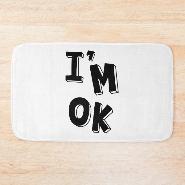 Item preview, I’m OK Typography designed and sold by DesignDriftArt.
