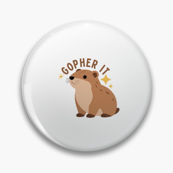 Item preview, Gopher It Sticker designed and sold by madeinaugust.co.