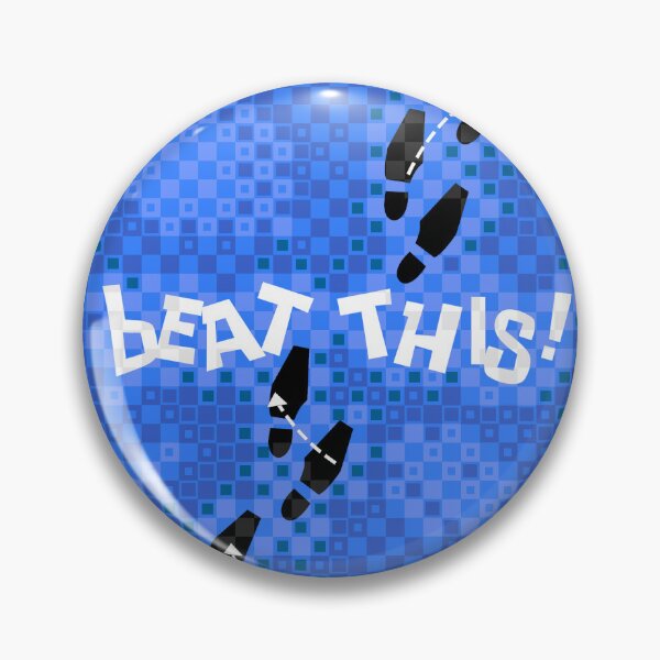 Item preview, Beat This Blue Mosaic designed and sold by Normbot2000.