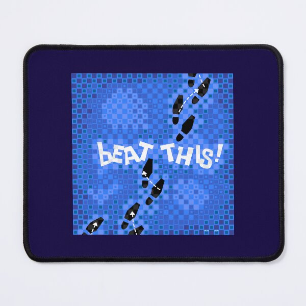 Item preview, Beat This Blue Mosaic designed and sold by Normbot2000.