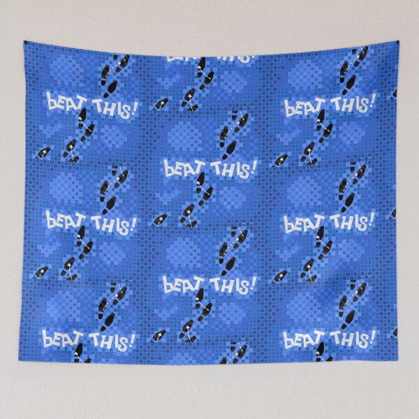Item preview, Beat This Blue Mosaic designed and sold by Normbot2000.