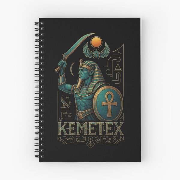 Item preview, KEMETEX Pharaoh Warrior Design, Ancient Egypt King Shirt, Egyptian Warrior, Ankh Symbol, Pyramid, Hieroglyphics, Desert Battle, Egyptian History Art designed and sold by Typologystudios.
