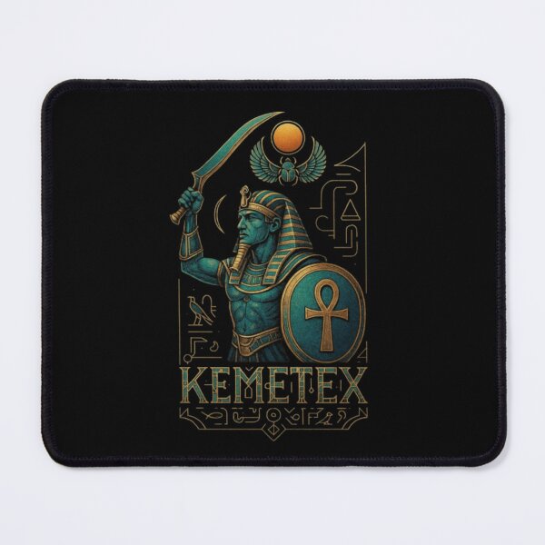 Item preview, KEMETEX Pharaoh Warrior Design, Ancient Egypt King Shirt, Egyptian Warrior, Ankh Symbol, Pyramid, Hieroglyphics, Desert Battle, Egyptian History Art designed and sold by Typologystudios.