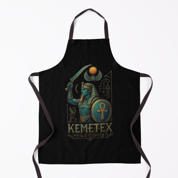 Item preview, KEMETEX Pharaoh Warrior Design, Ancient Egypt King Shirt, Egyptian Warrior, Ankh Symbol, Pyramid, Hieroglyphics, Desert Battle, Egyptian History Art designed and sold by Typologystudios.