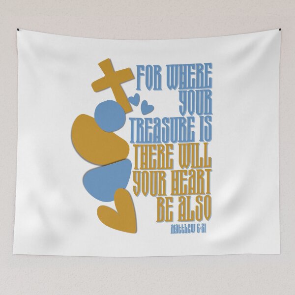Item preview, Where Your Treasure Is designed and sold by Romans 12 Designs.