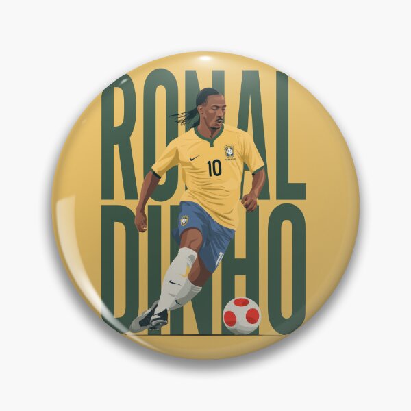 Item preview, Ronaldinho Gaucho in action Minimalist Graphic designed and sold by blackdogshop.