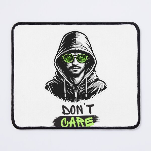Item preview, Don’t Care – Gamer Attitude Streetwear Design designed and sold by Pixel & Print.