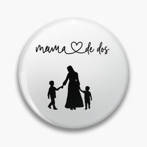 Item preview, Mother of Two Children Minimalist Silhouette One Line Art designed and sold by RadycalHaven.