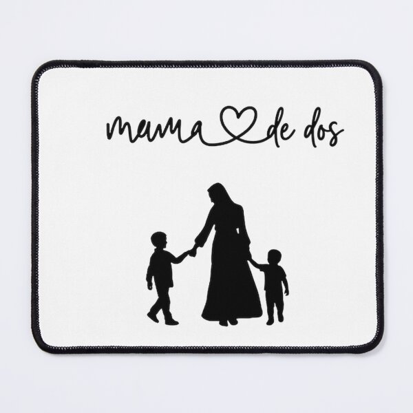 Item preview, Mother of Two Children Minimalist Silhouette One Line Art designed and sold by RadycalHaven.