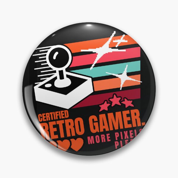 Item preview, Certified Retro Gamer More Pixels Please Arcade designed and sold by Tsugraf Designs.