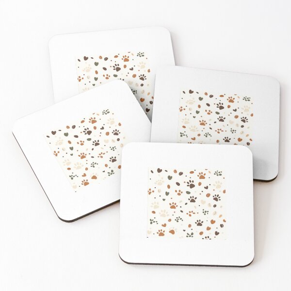 Item preview, The "Pawffeine" Repeat Pattern designed and sold by Pawffeine.