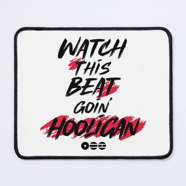 Item preview, Watch this beat goin Hooligan Lettering Design designed and sold by Khotekmei.