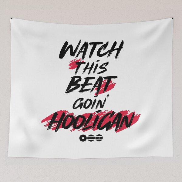 Item preview, Watch this beat goin Hooligan Lettering Design designed and sold by Khotekmei.