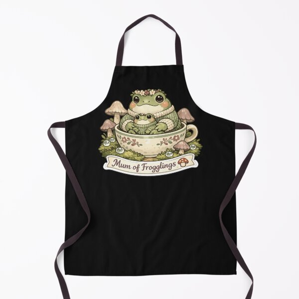 Item preview, Frog Mama and Baby Cottagecore designed and sold by Ora-kuro.