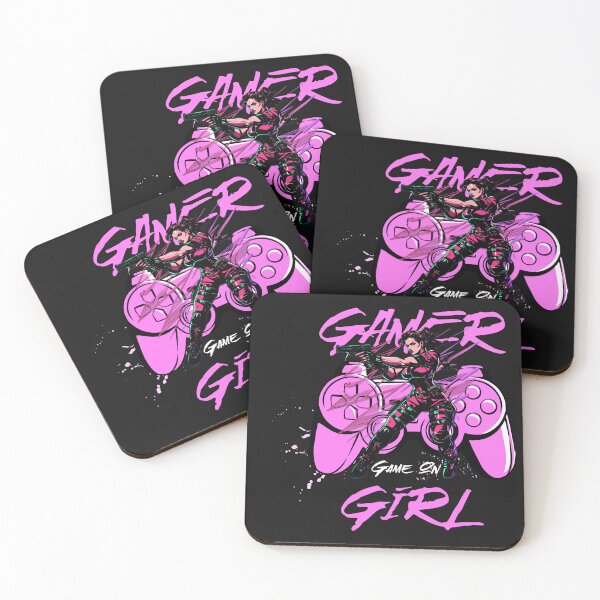 Item preview, Female Gamer Action Controller Video Game Design designed and sold by Tsugraf Designs.