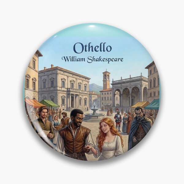 Item preview, Othello William Shakespeare Illustration - artistic design - theatre lovers designed and sold by Substance_life.
