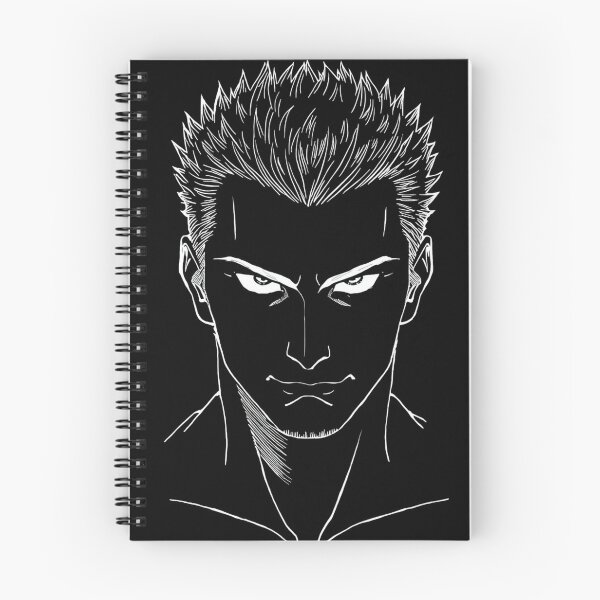 Item preview,  Manga Style Warrior Sketch - Anime Male Portrait designed and sold by A-M-G-Shop.
