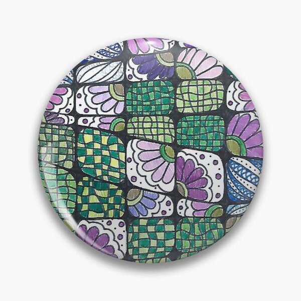 Item preview, Lucy I - Hand Drawn Floral Wave Pattern designed and sold by AJPrettyObscene.