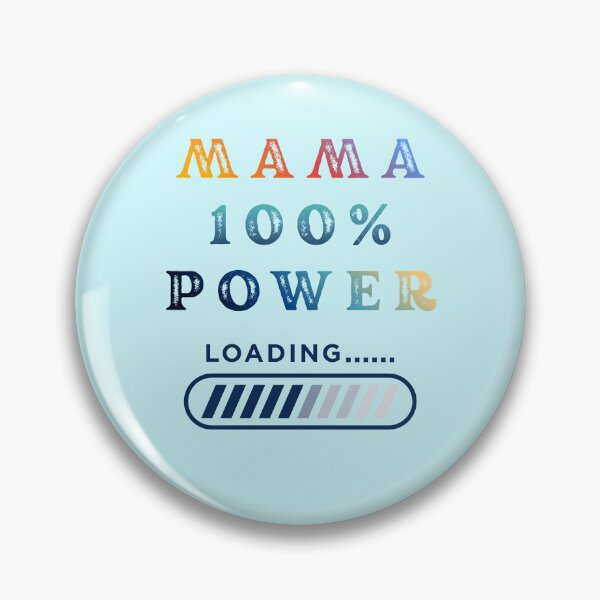 Item preview, MAMA 100% POWER LOADING - Tech & IT Mother's Day Gifts designed and sold by JurateArt-DK.