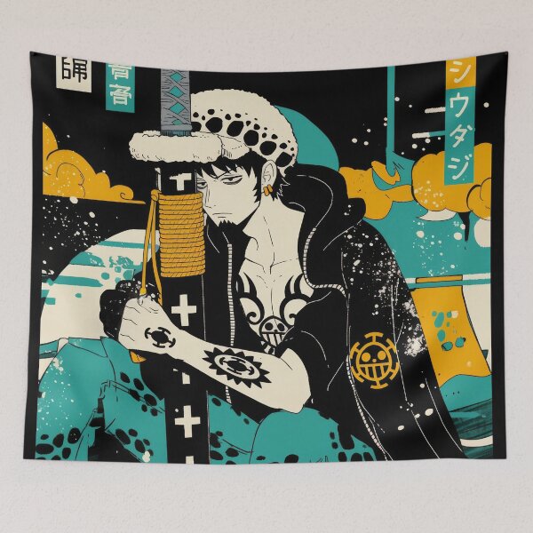 Item preview, Trafalgar Bold Simple Poster designed and sold by AnimeArsenalPrints.