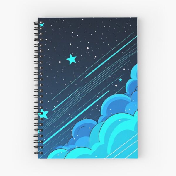 Item preview, Celestial Dreamscape Retro Cosmic Clouds and Shooting Stars designed and sold by Jimakmo.