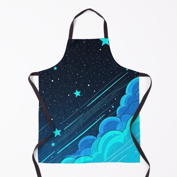 Item preview, Celestial Dreamscape Retro Cosmic Clouds and Shooting Stars designed and sold by Jimakmo.