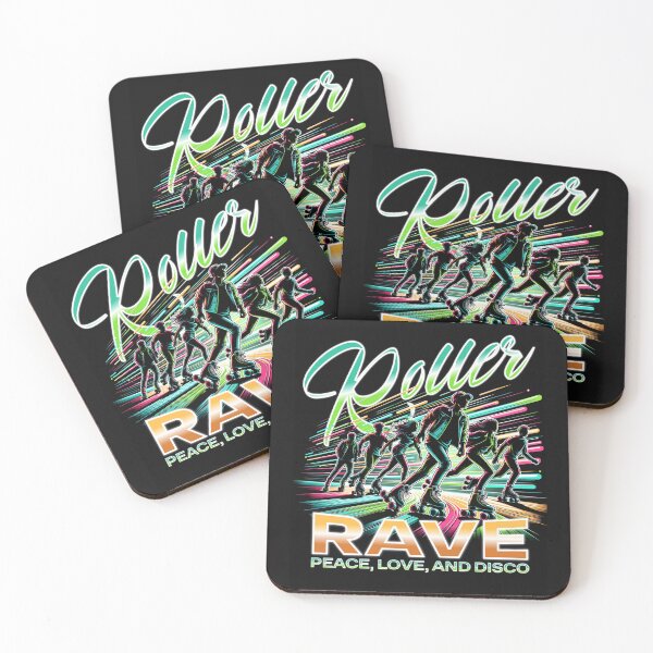 Item preview, Roller Rave Disco Party Skating Retro Vibe designed and sold by Tsugraf Designs.