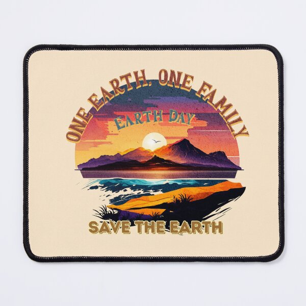 Item preview, One Earth One Family | Save The Earth – Global Unity – Majestic Mountains and Reflection designed and sold by PriyaMagic.
