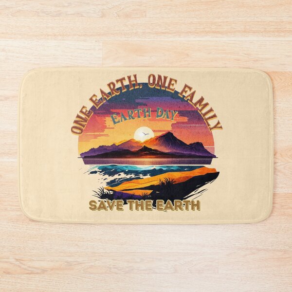 Item preview, One Earth One Family | Save The Earth – Global Unity – Majestic Mountains and Reflection designed and sold by PriyaMagic.
