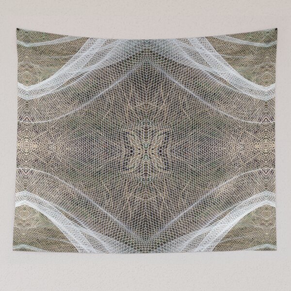 Item preview, Vineyard net Abstract 2 by Adelaide artist Avril Thomas at Magpie Springs designed and sold by MagpieSprings.