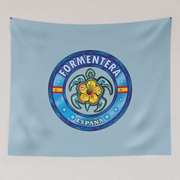 Item preview, Formentera España sea turtle hibiscus designed and sold by studioss76.