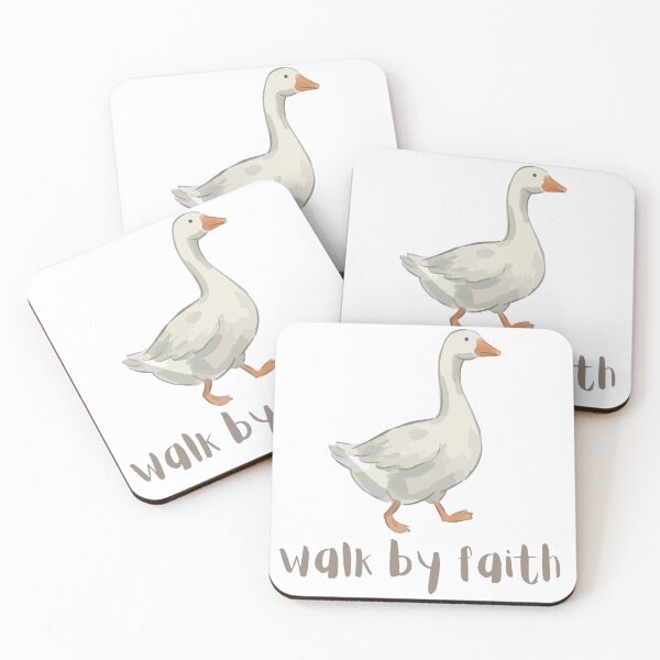 Item preview, walk by faith goose designed and sold by Ash Tree Designs.
