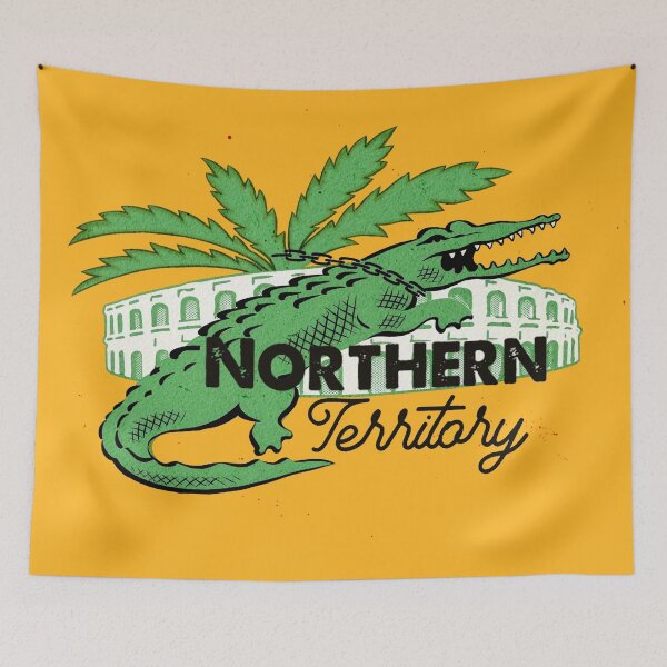 Item preview, Northern Territory Australia Chained Crocodile designed and sold by Corinne Alexa Jackson.