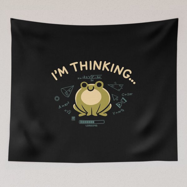Item preview, I'm Thinking... Frog designed and sold by World Domination For Cats ®.