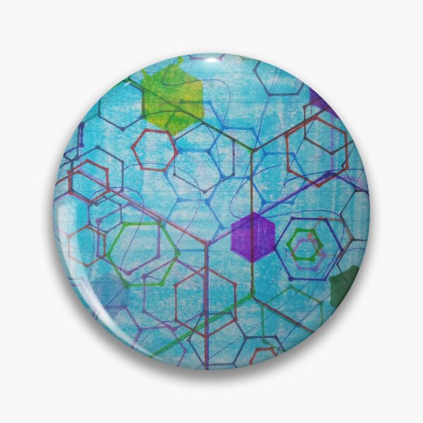 Item preview, Abstract Blue Hexagon designed and sold by Joe Mogel.