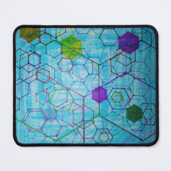 Item preview, Abstract Blue Hexagon designed and sold by Joe Mogel.