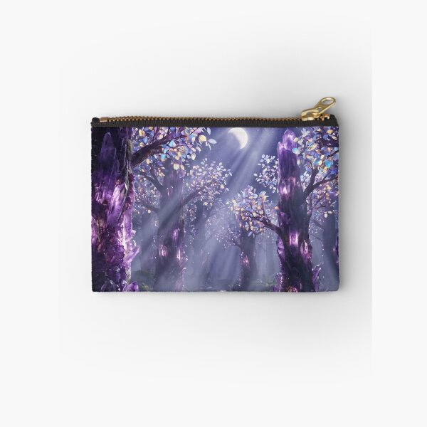Item preview, Amethyst Crystal Forest - Cinematic Masterpiece Nature Canvas designed and sold by lord-of-skins.