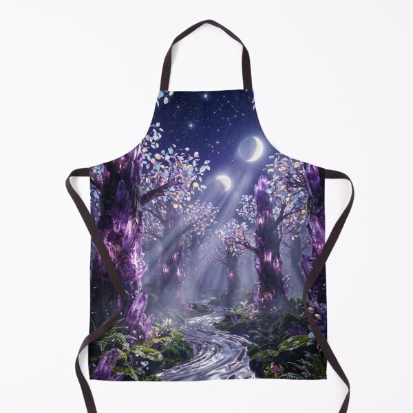 Item preview, Amethyst Crystal Forest - Cinematic Masterpiece Nature Canvas designed and sold by lord-of-skins.